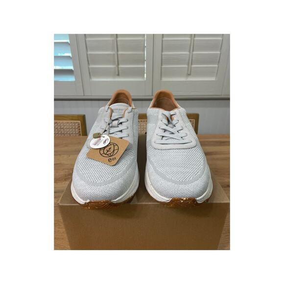 FitFlop F-Mode E01 Knit Flatform Sneakers Grey Suede/Poly Side 10 US 42 EU NWOB - Picture 7 of 14